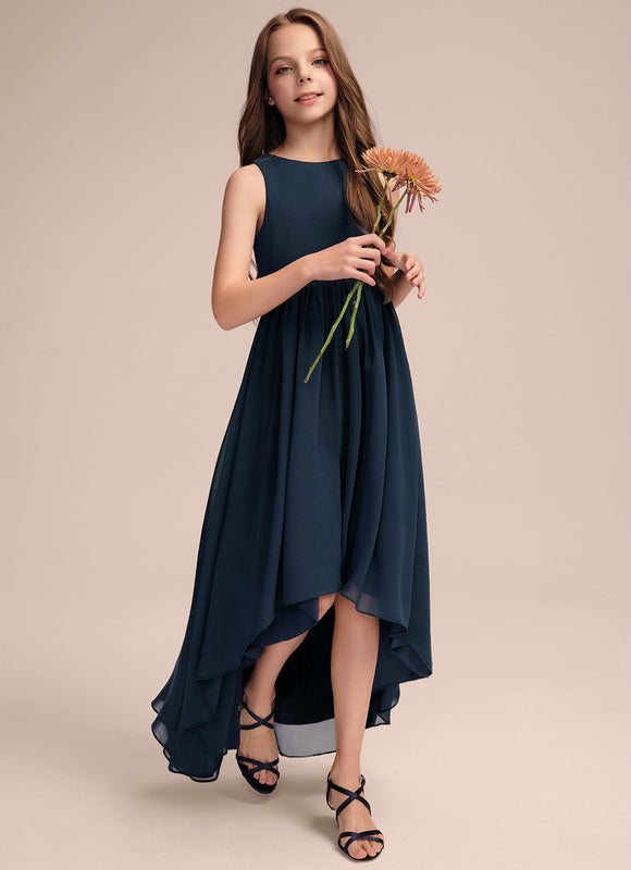 Robe Asymétrique Trapèze Fluide - gallery 1