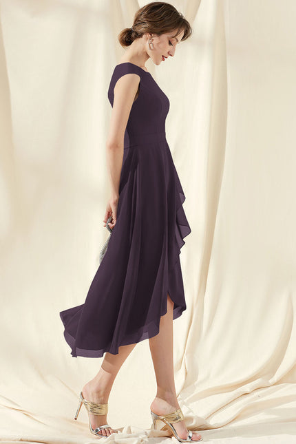 Robe Asymétrique Asymétrique Épurée - gallery 3