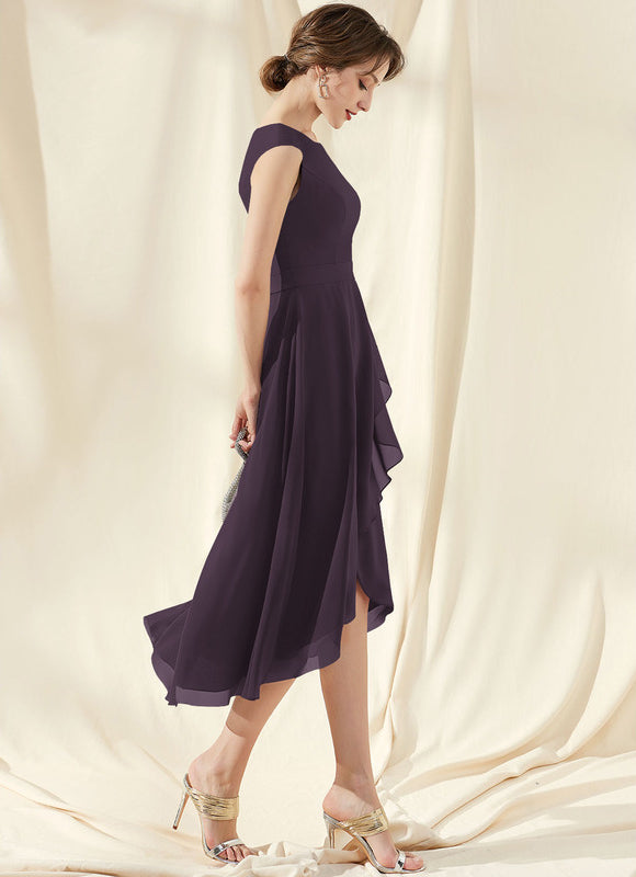 Robe Asymétrique Asymétrique Épurée - gallery 3