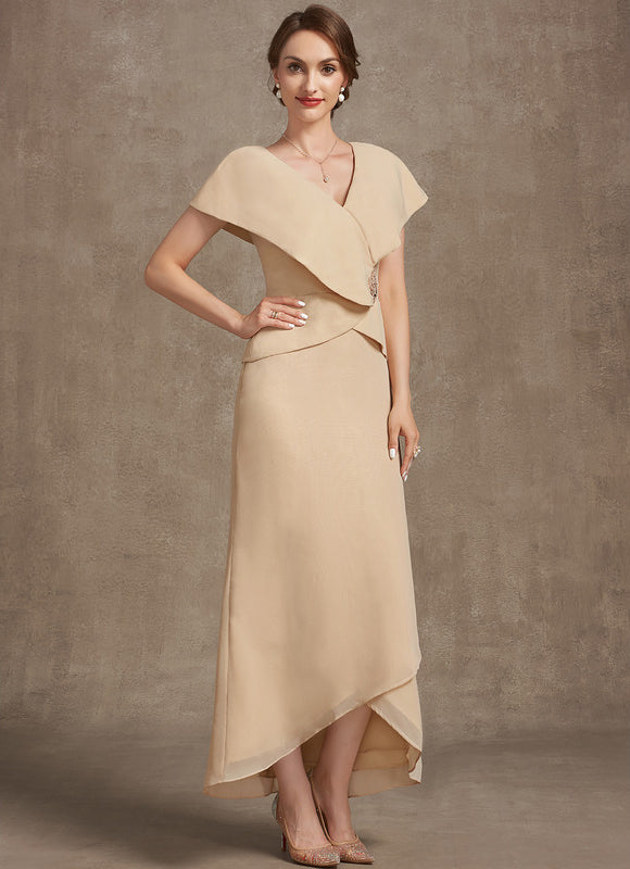 Robe Asymétrique Asymétrique Perles - gallery 2