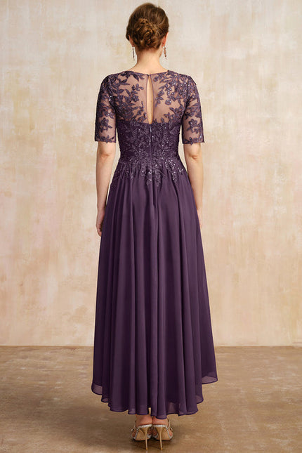 Robe Grande Taille Asymétrique - gallery 6