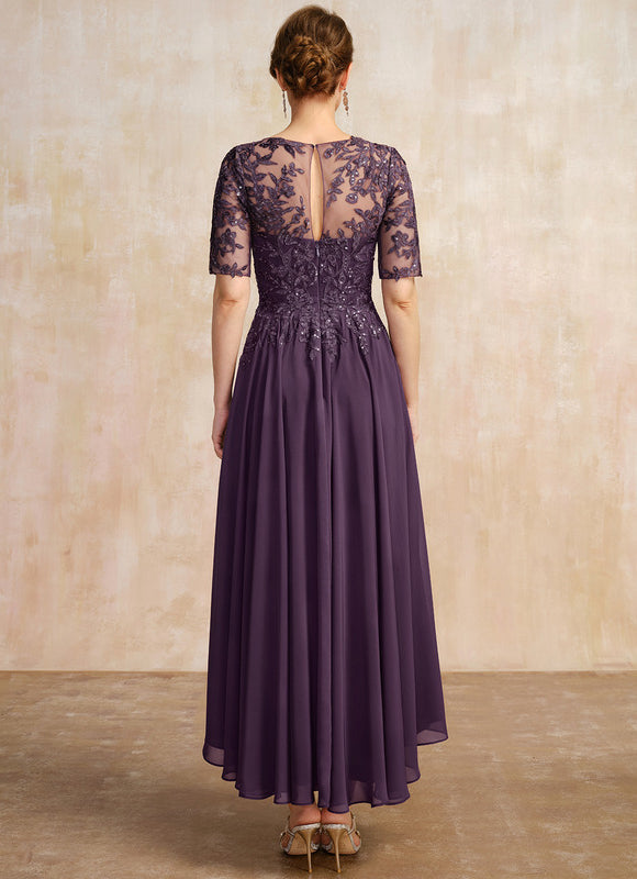 Robe Grande Taille Asymétrique - gallery 6