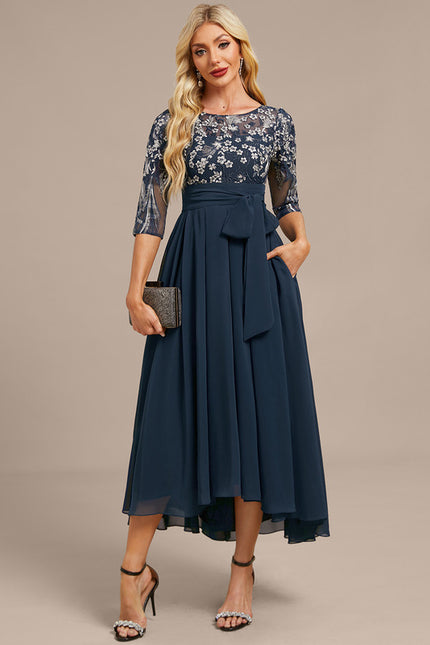 Robe Asymétrique Fluide Élégante - gallery 2