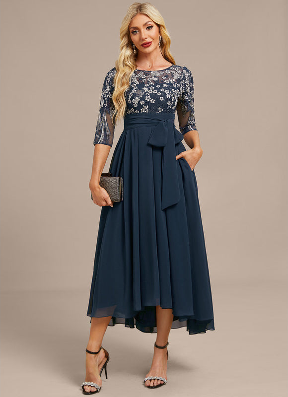 Robe Asymétrique Fluide Élégante - gallery 2