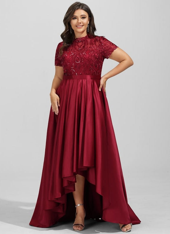 Robe Asymétrique Élégance Ébène - gallery 9