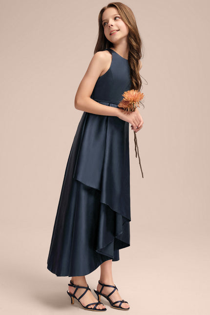 Robe Asymétrique Satin Dégradé - gallery 2