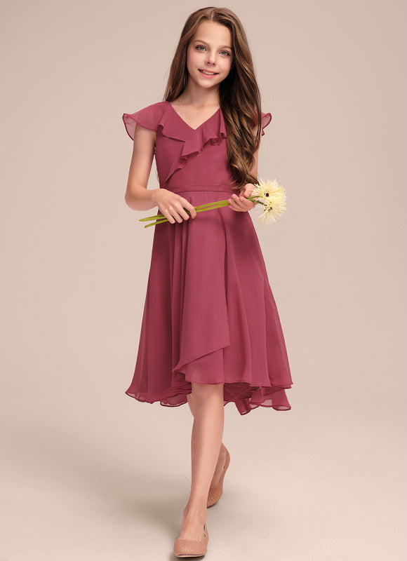 Robe Asymetrique Vert D'Eau