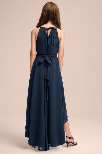 Robe Asymétrique Fluide Émeraude - gallery 5