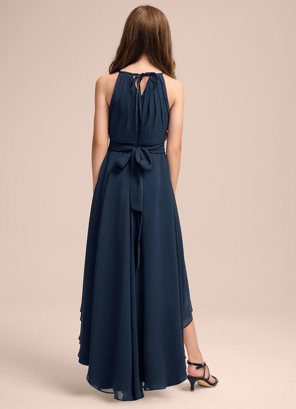 Robe Asymétrique Fluide Émeraude - gallery 5