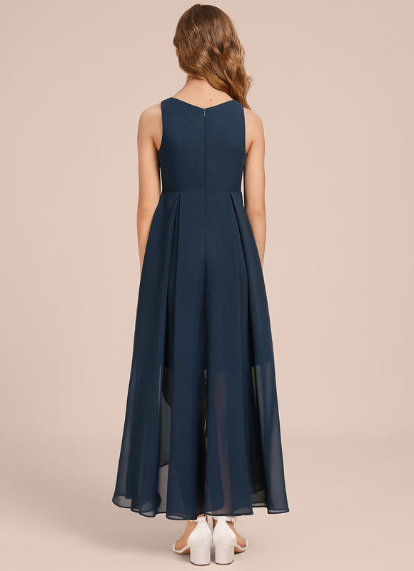 Robe Asymétrique Trapèze Fluide - gallery 3