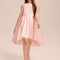 Robe Asymétrique Satinée Rose