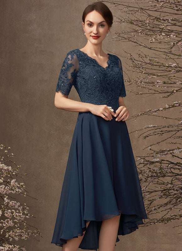 Robe Asymétrique Élégance Ondoyante - gallery 4