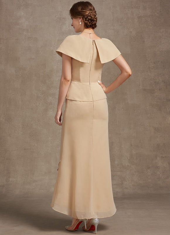 Robe Asymétrique Asymétrique Perles - gallery 4