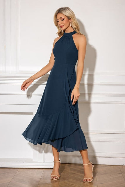 Robe Asymétrique Midi Florale Chic - gallery 5