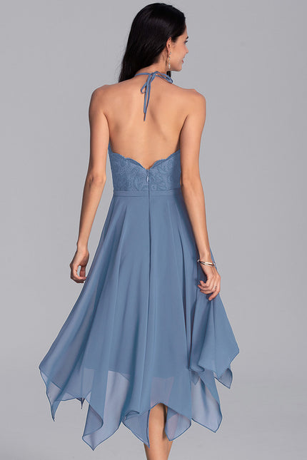 Robe Asymétrique Céleste Effusion - gallery 6