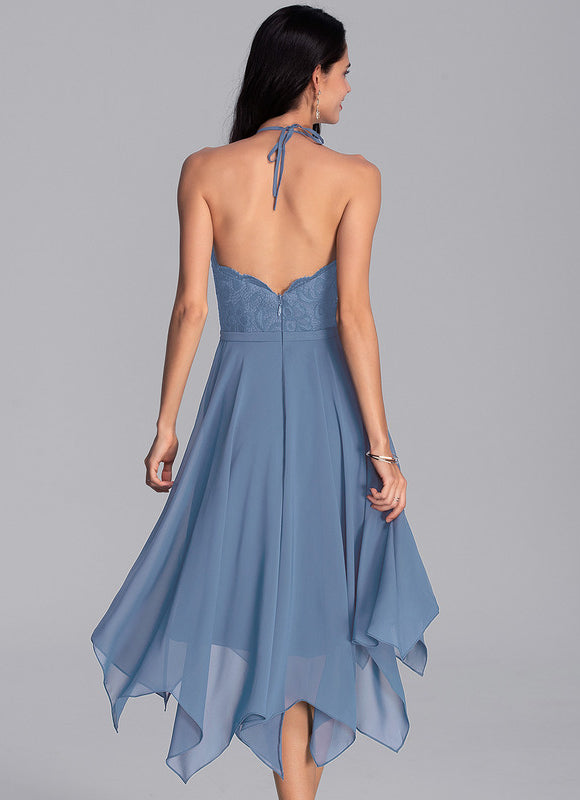 Robe Asymétrique Céleste Effusion - gallery 6