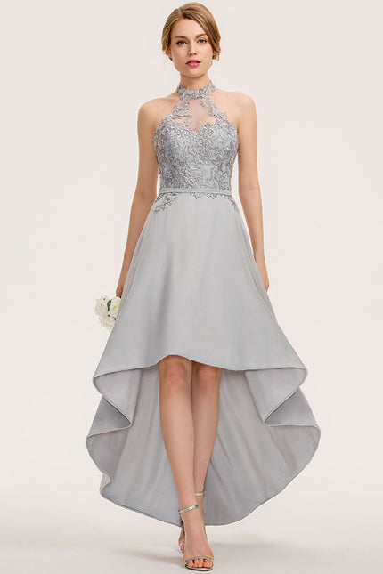 Robe Asymétrique Asymétrique Brodée