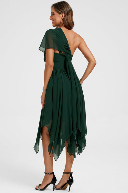 Robe Asymétrique Mousseline - gallery 4