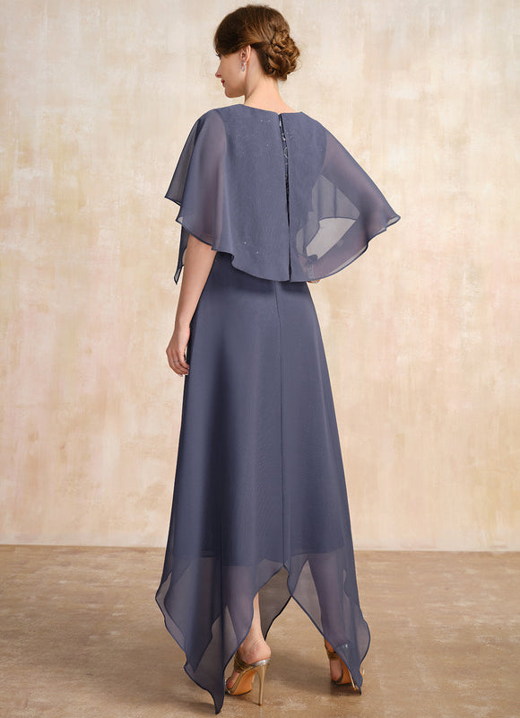 Robe Asymétrique Élégance Ondoyante - gallery 5