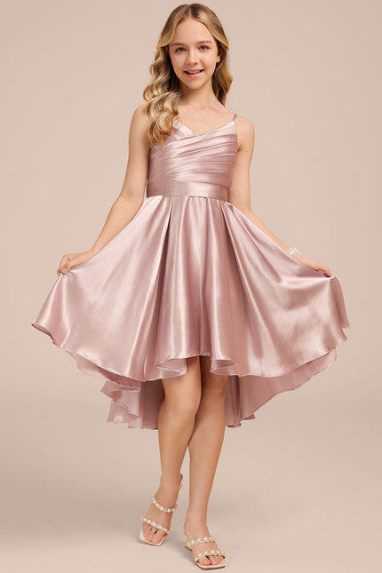 Robe Asymétrique Rose Poudré - gallery 2