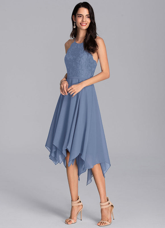 Robe Asymétrique Céleste Effusion - gallery 1