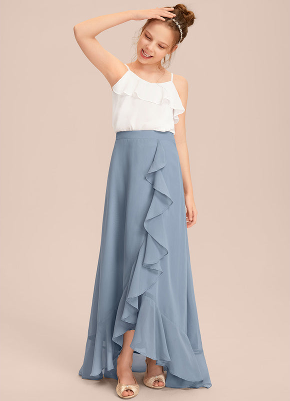 Robe Plissée Longue Asymétrique - gallery 3