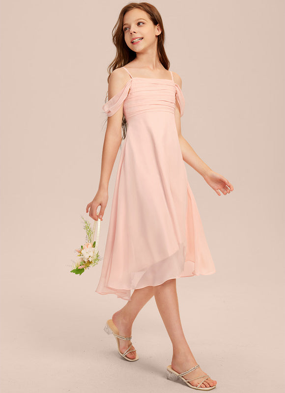 Robe Asymétrique Asymétrique Vert Pâle - gallery 9