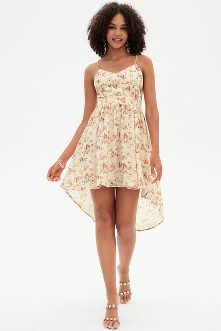 Robe Asymétrique Sérénité Florale