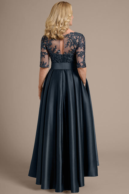 Robe Asymétrique Élégante Satinée - gallery 6
