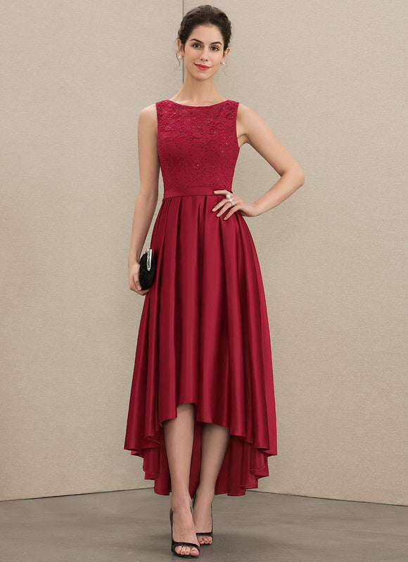 Robe Asymetrique Manche Bouffante - gallery 3