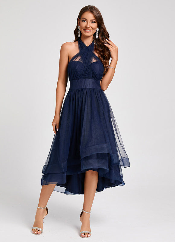 Robe Asymétrique Tulle Chic - gallery 7