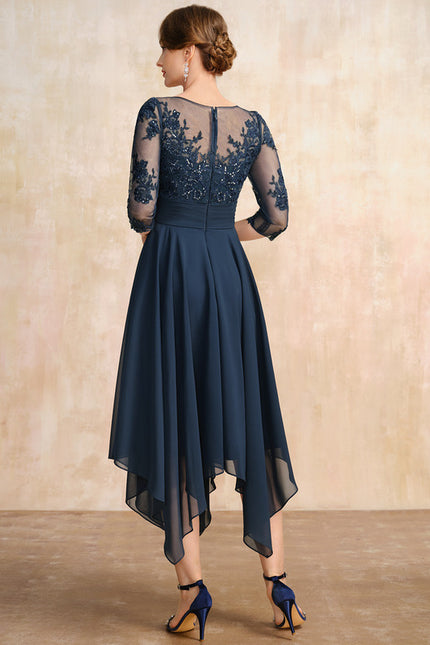 Robe Grande Taille Asymétrique - gallery 5