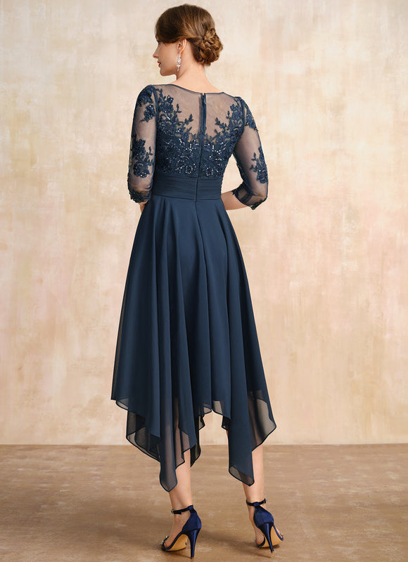 Robe Grande Taille Asymétrique - gallery 5