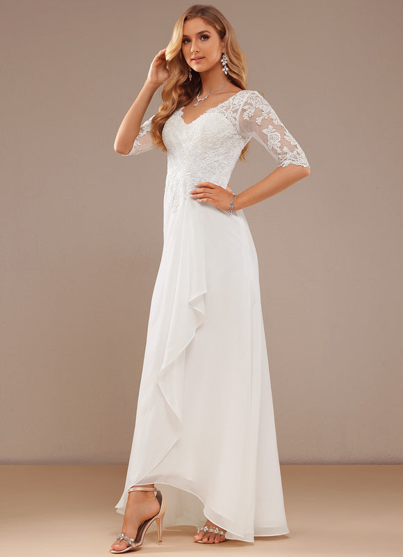 Robe Asymétrique Vaporeuse Élégante - gallery 6