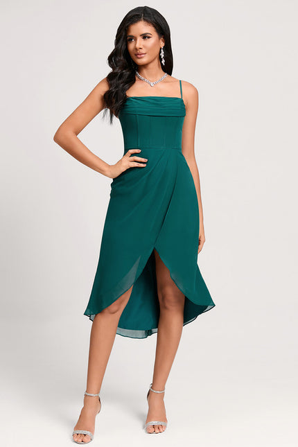 Robe Asymétrique Cocktail Drapée