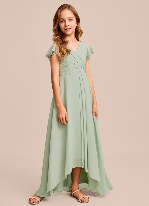 Robe Asymetrique Vert D'Eau - gallery 2