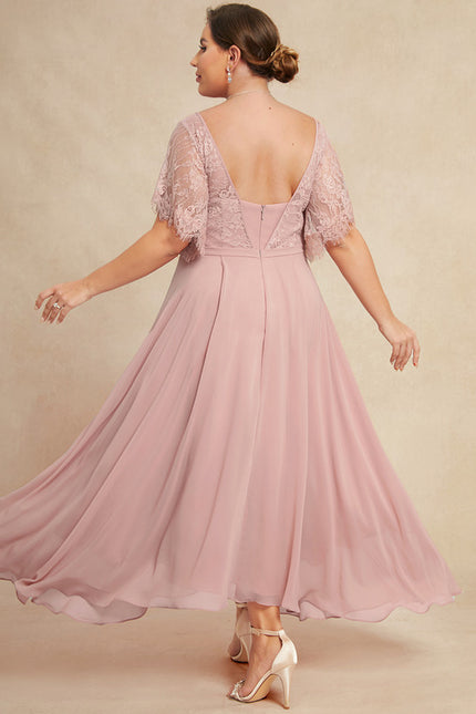 Robe Asymétrique Mousseline Fleurie - gallery 8