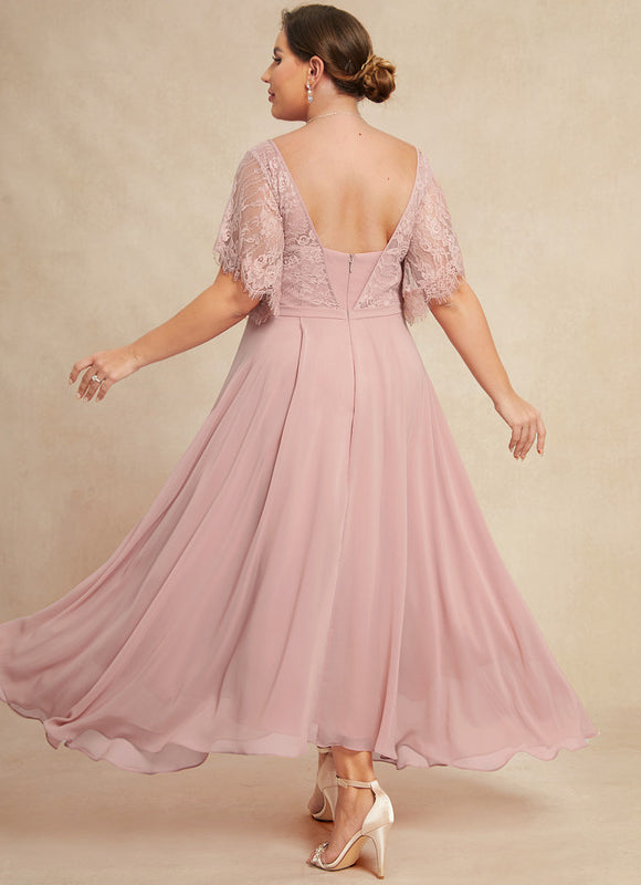 Robe Asymétrique Mousseline Fleurie - gallery 8