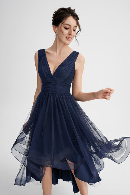 Robe Asymétrique Tulle Aérienne - gallery 4