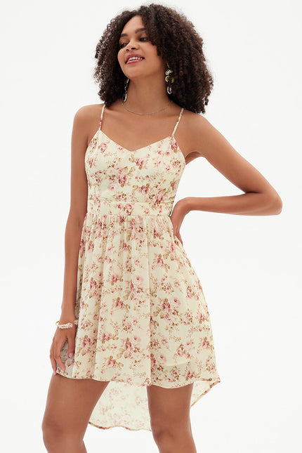 Robe Asymétrique Sérénité Florale - gallery 4