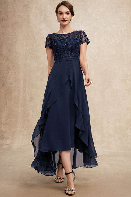 Robe Asymétrique Nuit Étoilée - gallery 1