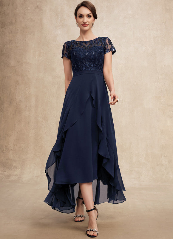 Robe Asymétrique Nuit Étoilée - gallery 1
