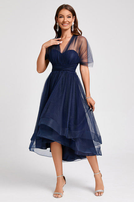 Robe Asymétrique Tulle Chic - gallery 5