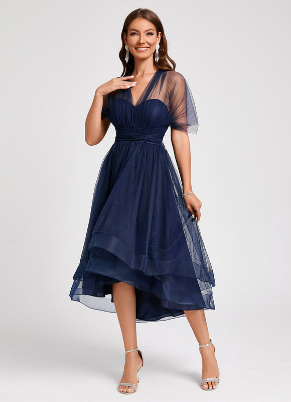 Robe Asymétrique Tulle Chic - gallery 5