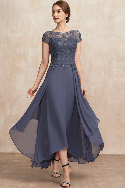 Robe Grande Taille Asymétrique - gallery 3