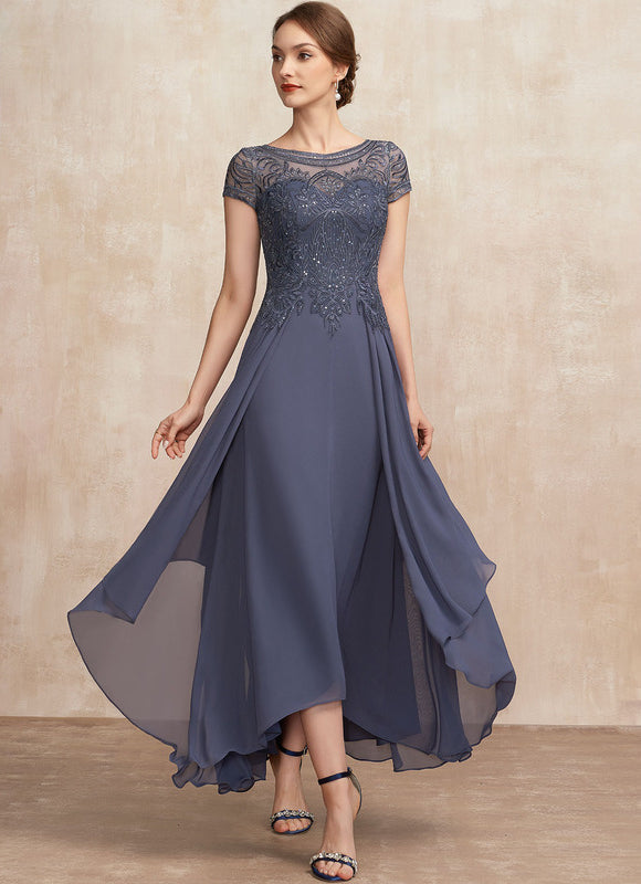 Robe Grande Taille Asymétrique - gallery 3