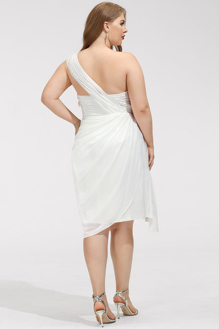 Robe Asymétrique Volante Éclatante - gallery 5