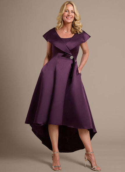 Robe Asymétrique Violette