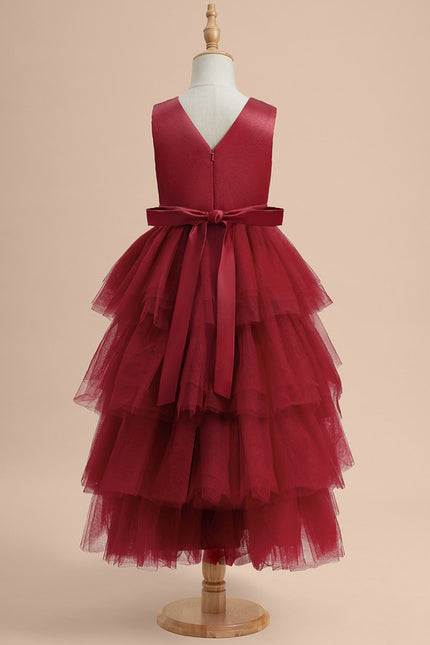 Robe Asymétrique Tulle Volante - gallery 1
