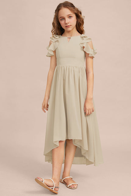 Robe Asymétrique Trapèze Fluide - gallery 5